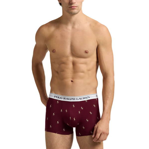 3er-Pack klassische Boxer Briefs Polo Ralph Lauren in Navy/Gr&uuml;n/Rot 5