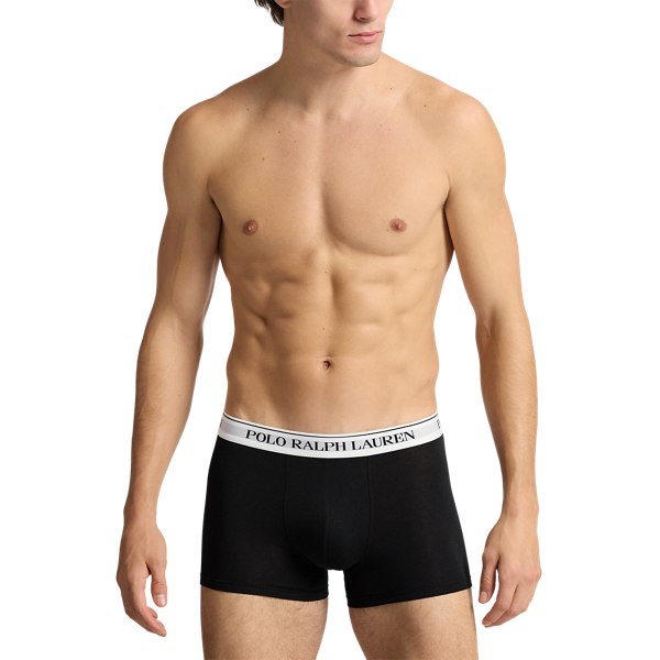 3er-Pack klassische Boxer Briefs Polo Ralph Lauren in Schwarz/Rot/Pistazie 2