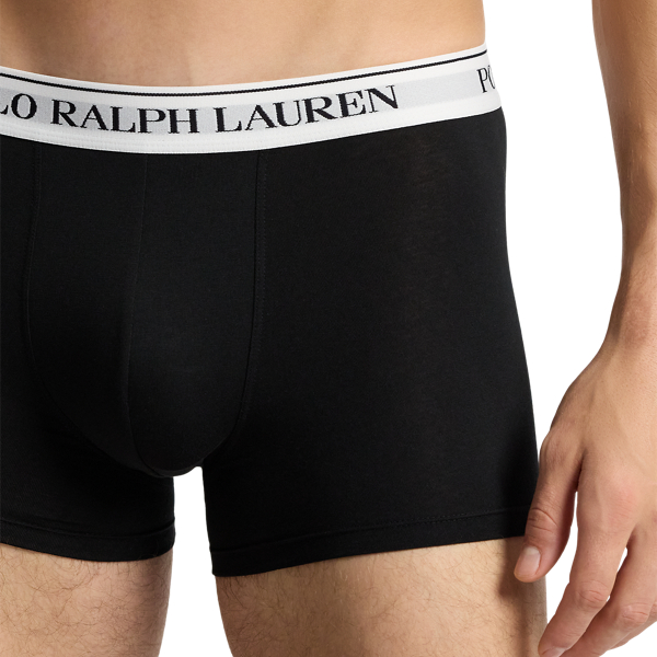 3er-Pack klassische Boxer Briefs Polo Ralph Lauren in Schwarz/Rot/Pistazie 3
