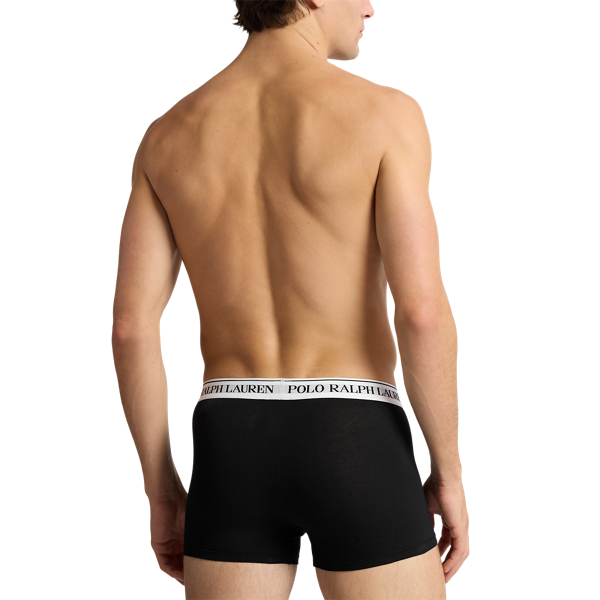 3er-Pack klassische Boxer Briefs Polo Ralph Lauren in Schwarz/Rot/Pistazie 4