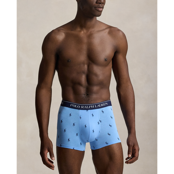 Blue/Pink/Navy Classic Stretch Cotton Boxer 3-Pack Polo Ralph Lauren 2