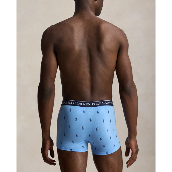 Blue/Pink/Navy Classic Stretch Cotton Boxer 3-Pack Polo Ralph Lauren 4