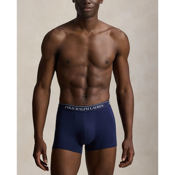 Blue/Pink/Navy Classic Stretch Cotton Boxer 3-Pack Polo Ralph Lauren 5