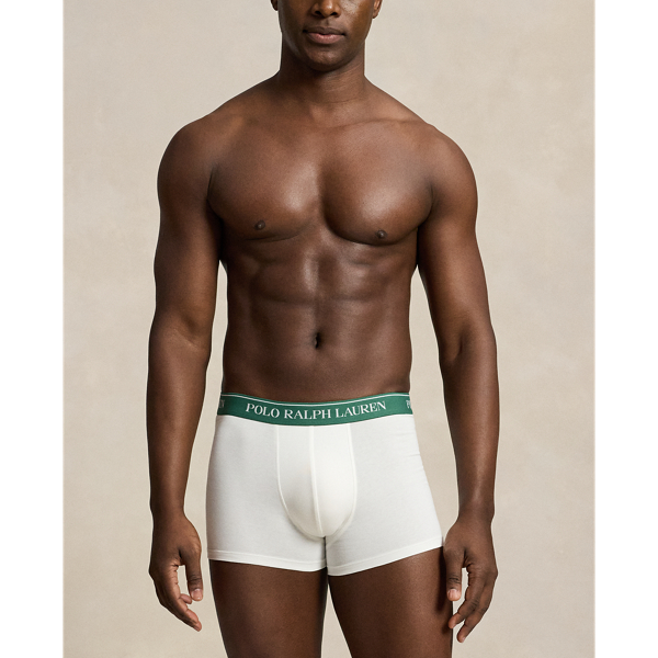 White/Navy/Blue Classic Stretch Cotton Boxer 3-Pack Polo Ralph Lauren 2