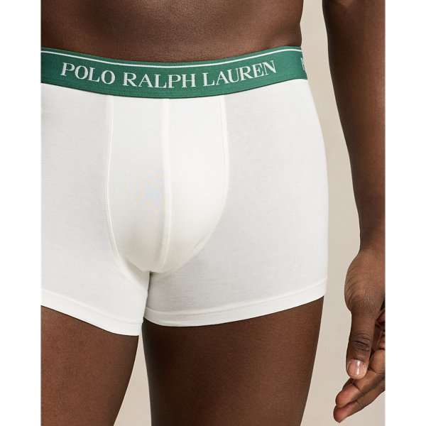 White/Navy/Blue Classic Stretch Cotton Boxer 3-Pack Polo Ralph Lauren 3