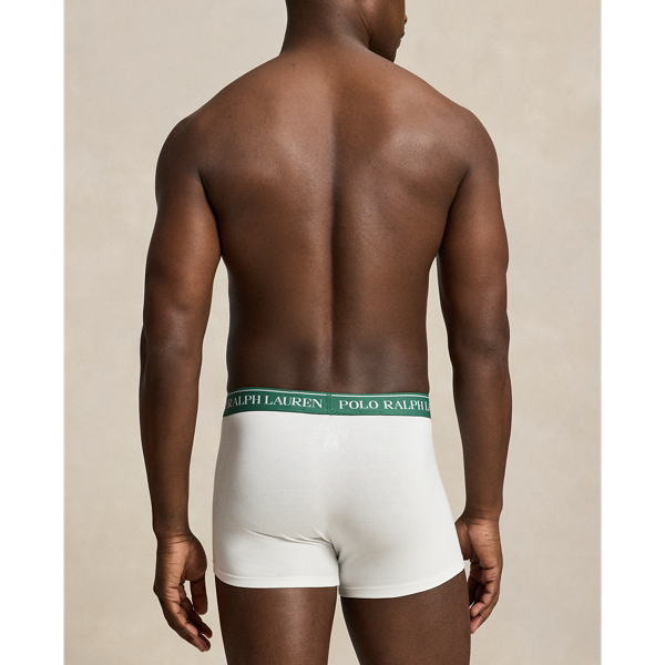White/Navy/Blue Classic Stretch Cotton Boxer 3-Pack Polo Ralph Lauren 4