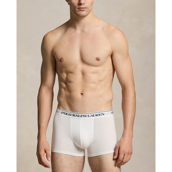 3pk Wht/Np Navy/Carson Bl Classic Stretch Cotton Boxer 3-Pack Polo Ralph Lauren 2