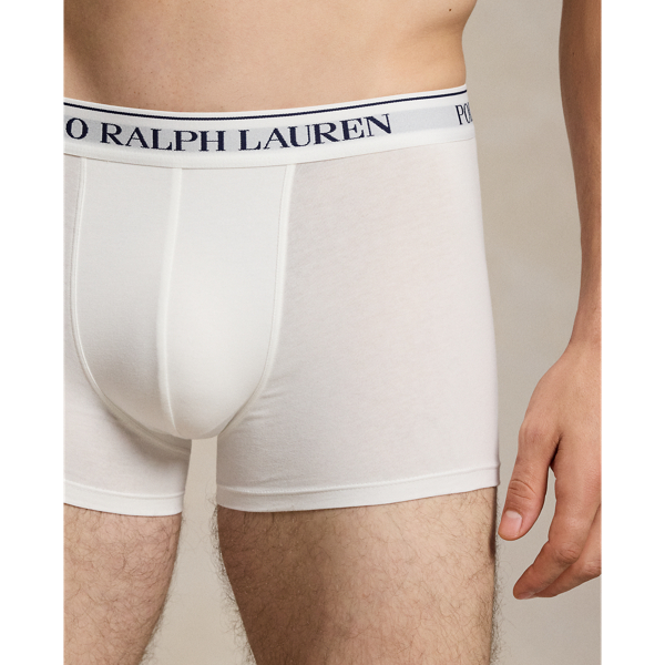 3pk Wht/Np Navy/Carson Bl Classic Stretch Cotton Boxer 3-Pack Polo Ralph Lauren 3