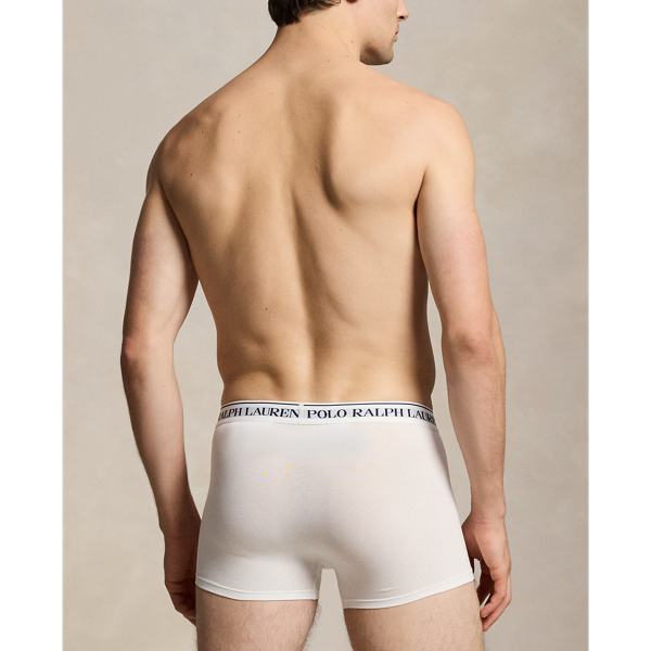 3pk Wht/Np Navy/Carson Bl Classic Stretch Cotton Boxer 3-Pack Polo Ralph Lauren 4