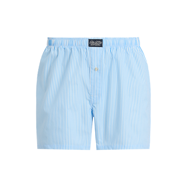 Klassische Boxershorts aus Baumwolle Polo Ralph Lauren in Blue Stripe 1
