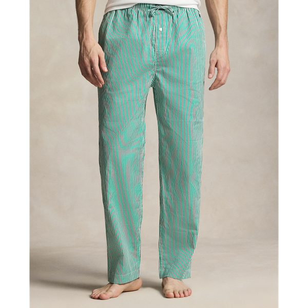 Gestreifte Pyjamahose Polo Ralph Lauren in Gr&uuml;n gestreift 3
