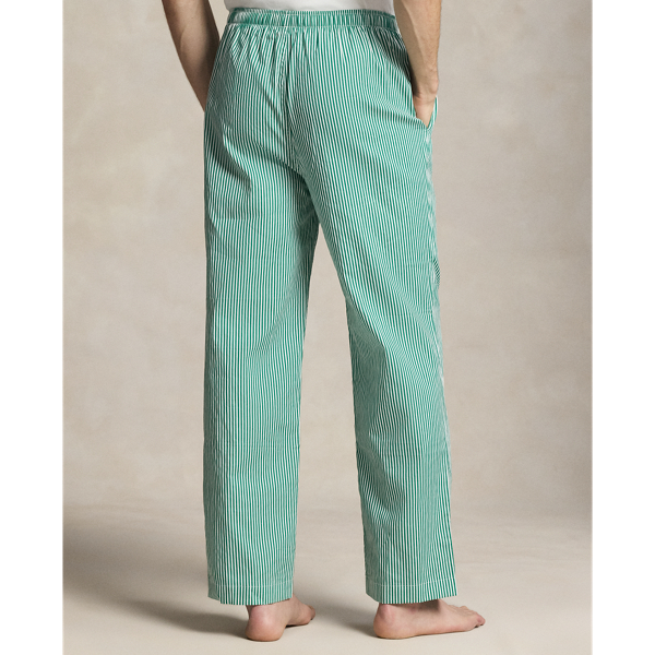Gestreifte Pyjamahose Polo Ralph Lauren in Gr&uuml;n gestreift 4
