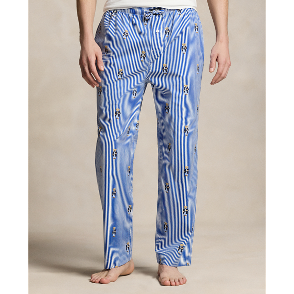 Baumwollpyjamahose mit Polo Bear Polo Ralph Lauren in Newport-Navy 3