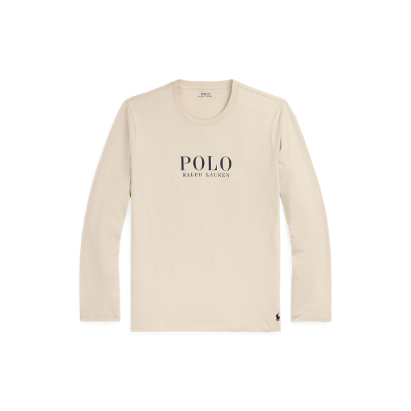 Logo Jersey Long-Sleeve Sleep Shirt