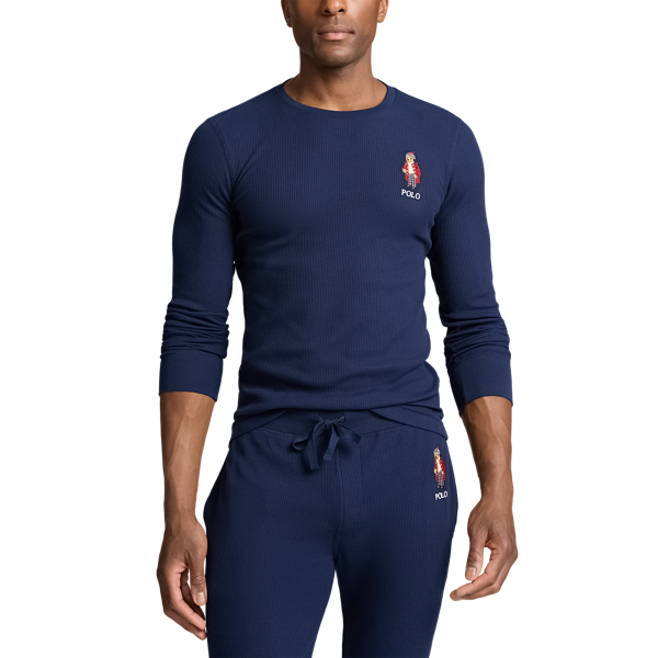 Ralph lauren waffle loungewear clearance