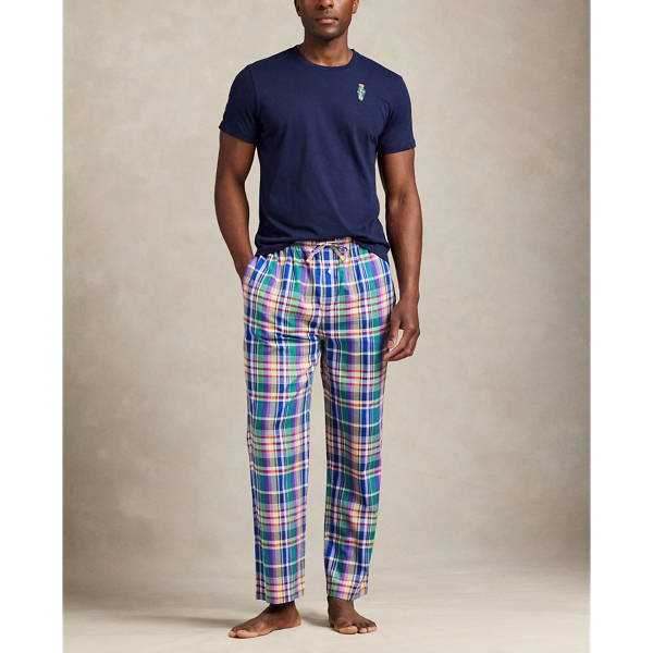 Baumwoll-Pyjama mit Polo&nbsp;Bear Polo Ralph Lauren in Karo und Tee 2
