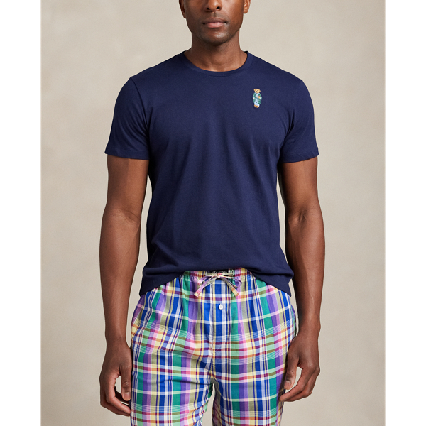 Baumwoll-Pyjama mit Polo&nbsp;Bear Polo Ralph Lauren in Karo und Tee 3