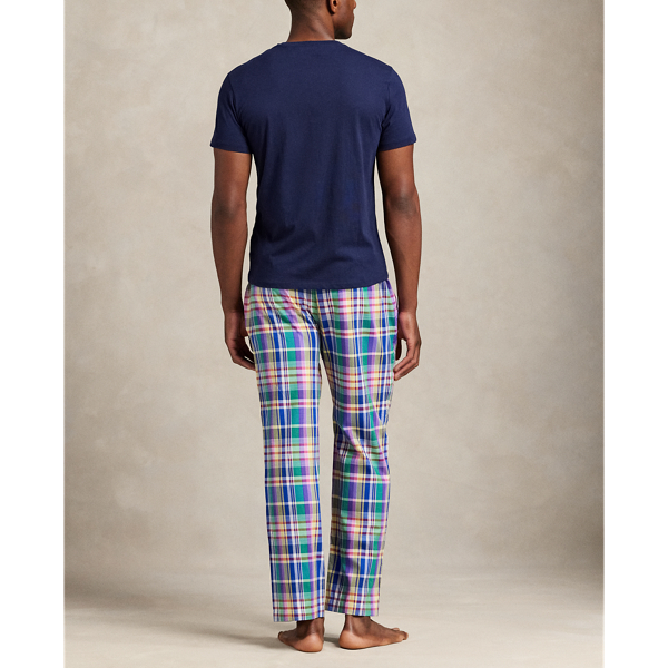 Baumwoll-Pyjama mit Polo&nbsp;Bear Polo Ralph Lauren in Karo und Tee 4