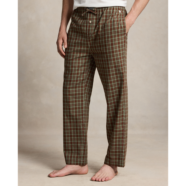 Baumwoll-Pyjama mit Polo&nbsp;Bear Polo Ralph Lauren in Wei&szlig;/Braun 5