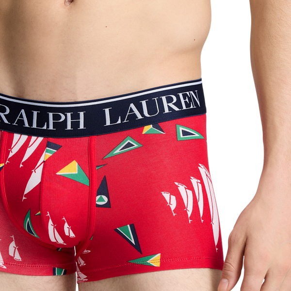 Windward Sail Print Stretch Cotton Trunk Polo Ralph Lauren 4