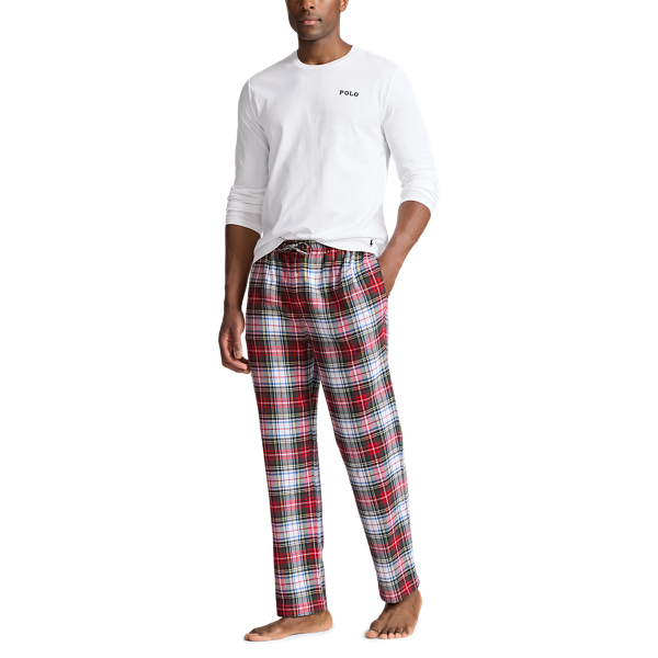 Ralph lauren plaid pajamas best sale