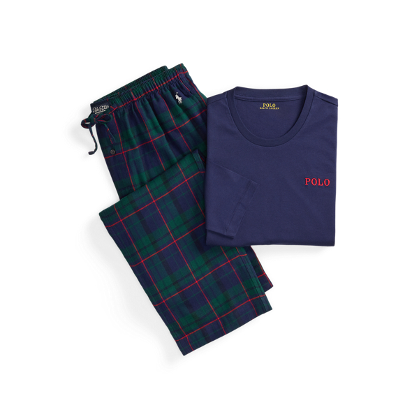 Pijama de punto jersey y franela Polo Ralph Lauren en 1
