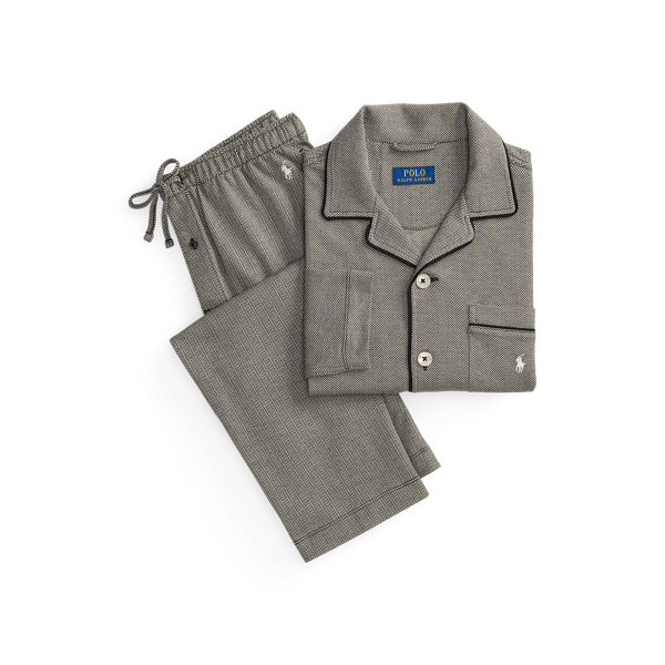 Pyjama aus Jacquardstrick
