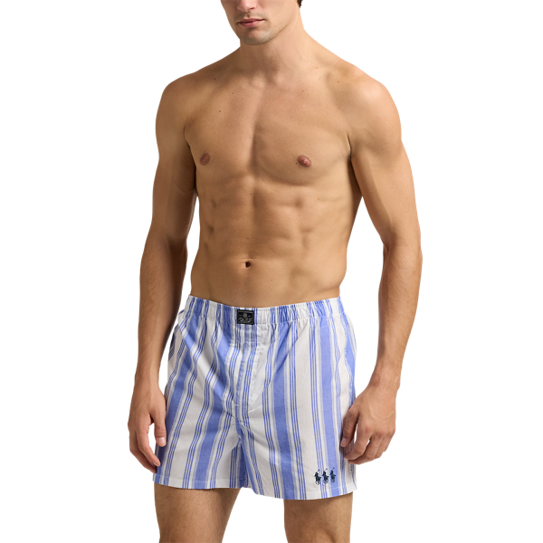 Triplicate Pony Cotton Boxer 3 Pack for Men Ralph Lauren UK