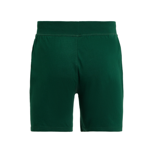 Short de pyjama slim en jersey de coton Polo Ralph Lauren en Vert agate mousse 2