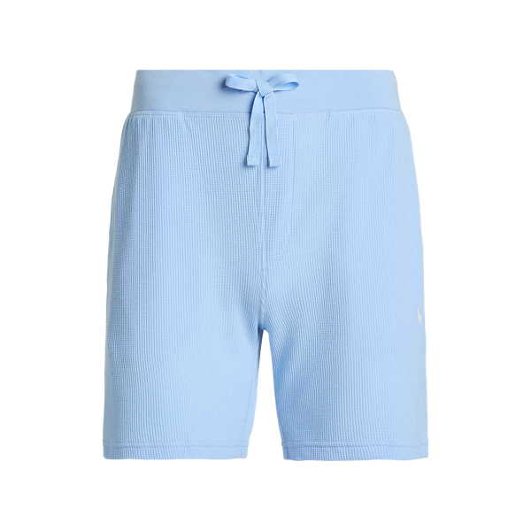Office Blue Short de pyjama slim en tricot gaufré Polo Ralph Lauren 1