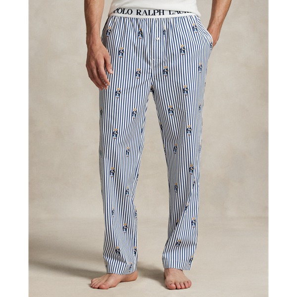  Polo Bear Striped Poplin Pyjama Trouser