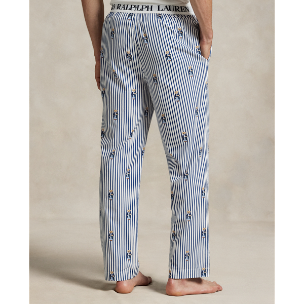  Polo Bear Striped Poplin Pyjama Trouser