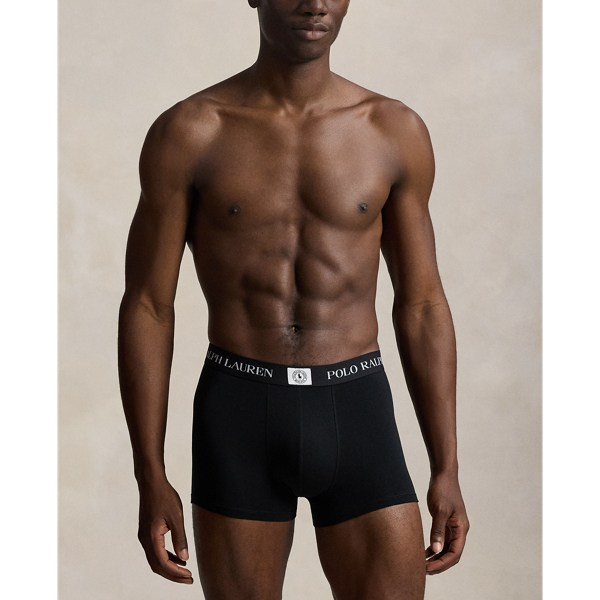Blue/Delta Blue/Black Classic Stretch Cotton Boxer 3-Pack Polo Ralph Lauren 5