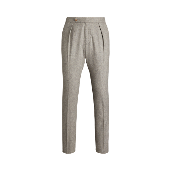 Pleated Wool Flannel Trouser for Men Ralph Lauren UZ