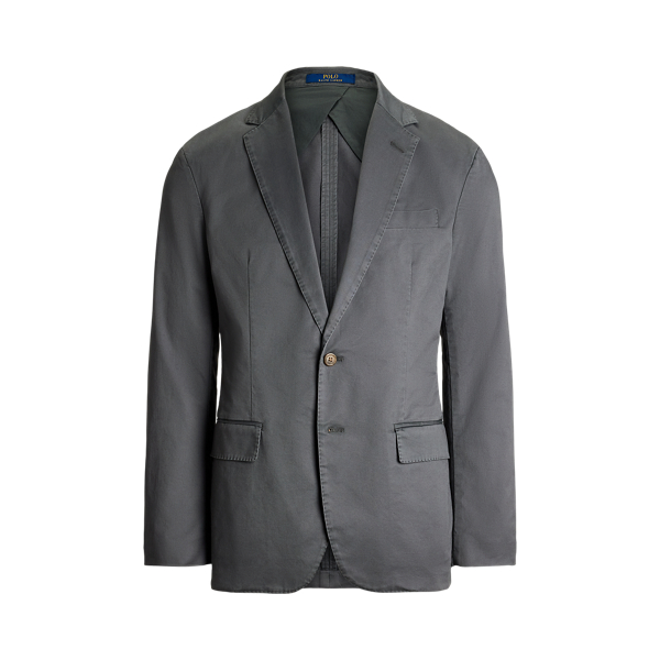 Ralph Lauren micro-corduroy shops sports blazer in gray