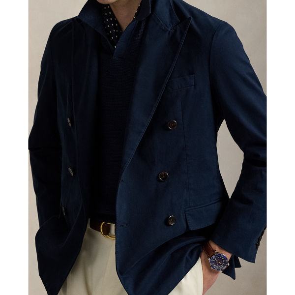 Tailored-Fit Chino-Anzugjacke Polo Soft Polo Ralph Lauren in Strahlendes Navy 6