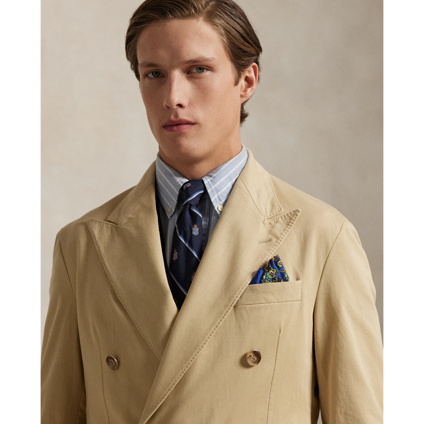 Мужская куртка Polo Ralph Lauren Polo Soft Tailored Stretch Chino, цвет: Рыжевато-коричневый — фото 3