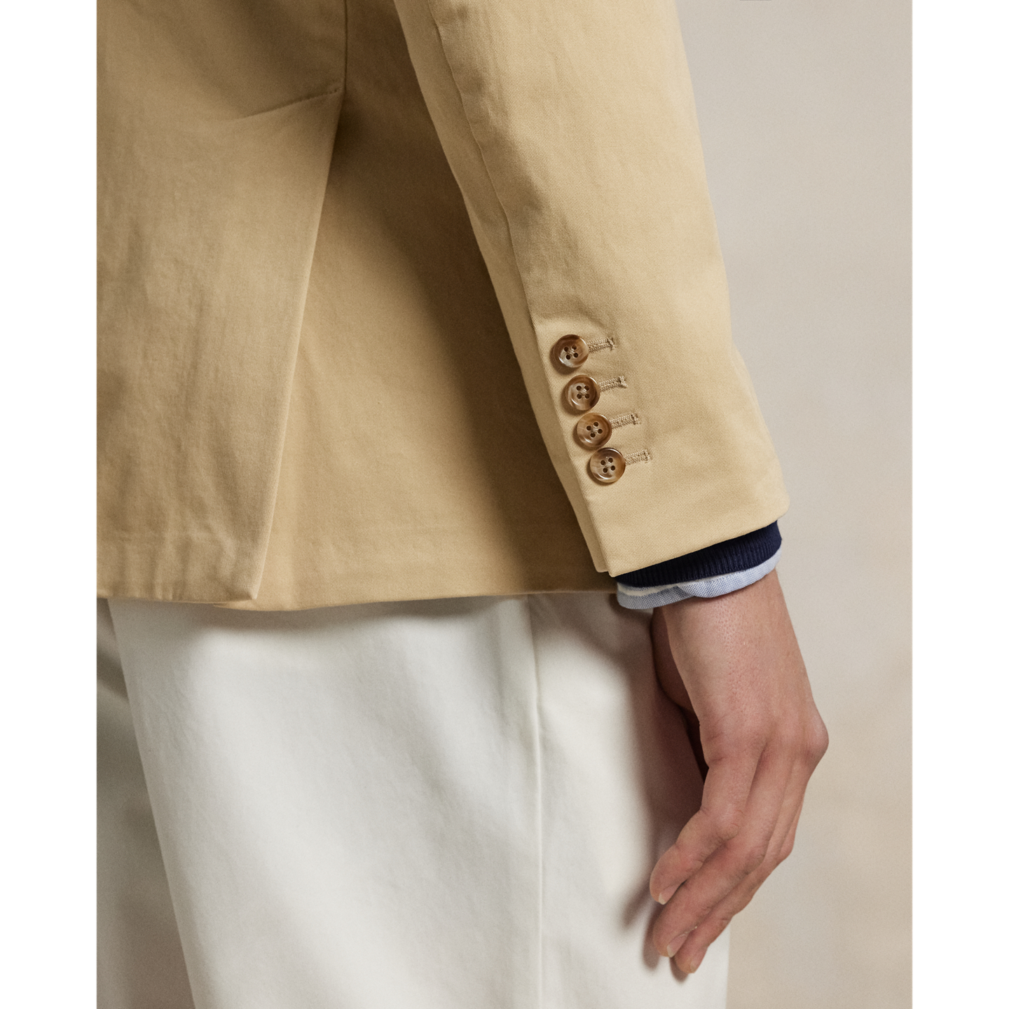 Мужская куртка Polo Ralph Lauren Polo Soft Tailored Stretch Chino, цвет: Рыжевато-коричневый — фото 4