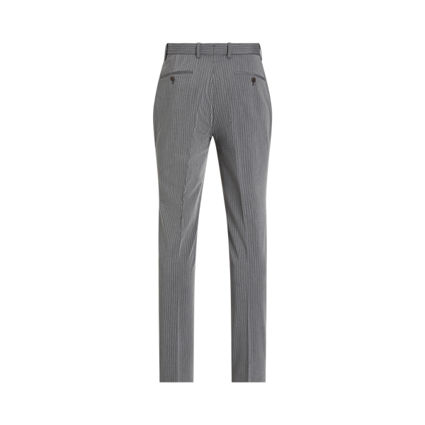 Pantalon performance rayé en sergé