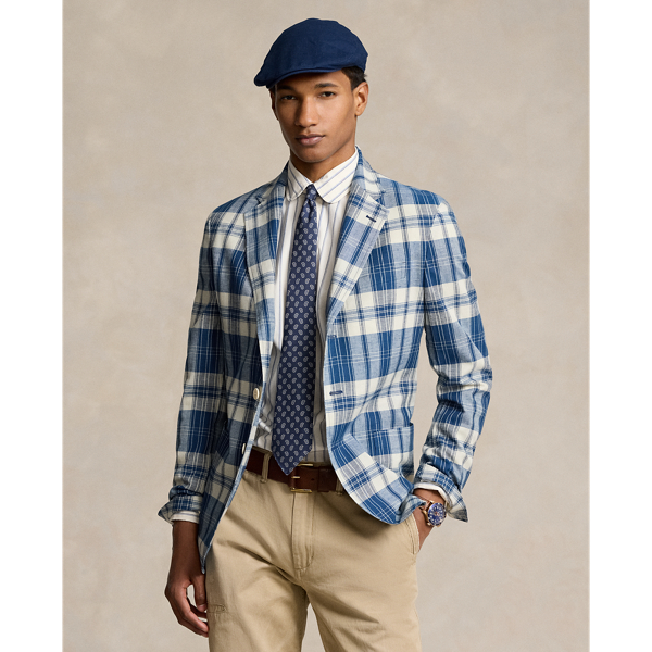 Polo Soft Tailored Plaid Suit Jacket