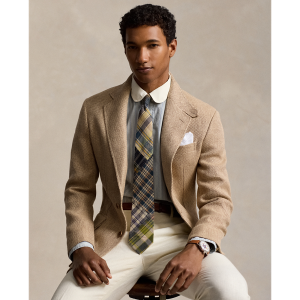 Men's tan blazer best sale