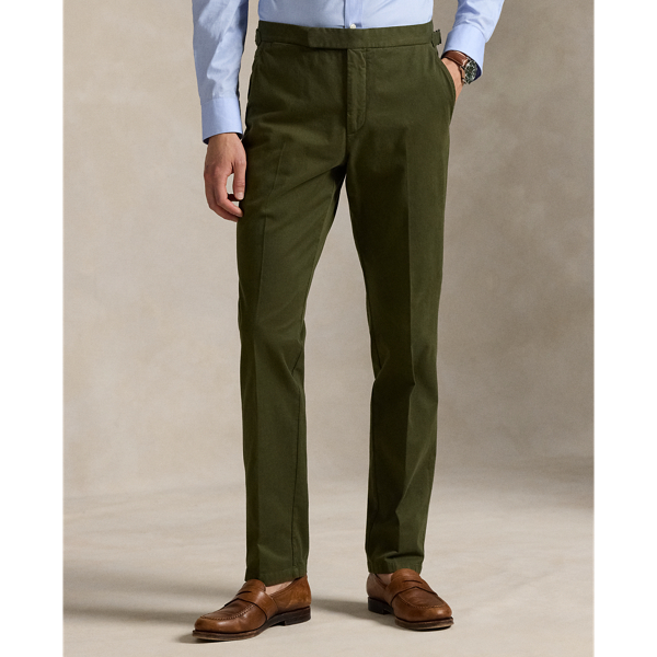Garment-Dyed Stretch Chino Suit Trouser
