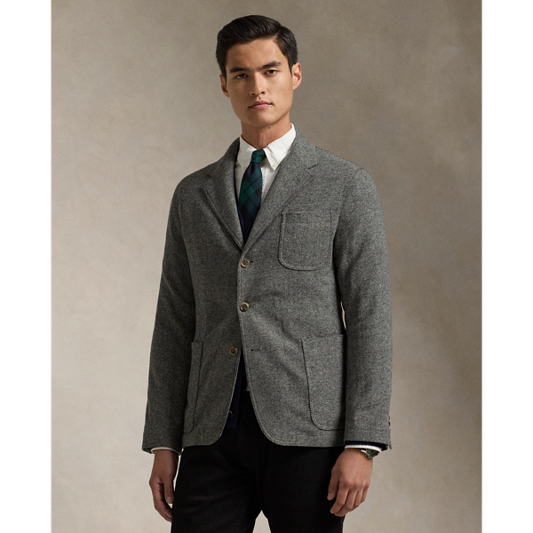 Ralph lauren grey blazer hotsell