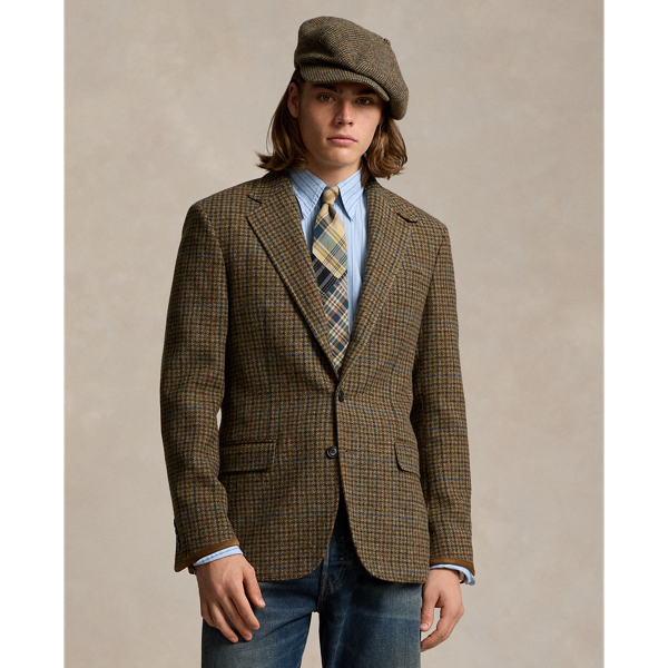 Loden Multi Tailored Plaid Wool Jacket Polo Ralph Lauren 1