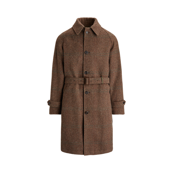 Reversible Herringbone Ventile Topcoat for Men Ralph Lauren UK