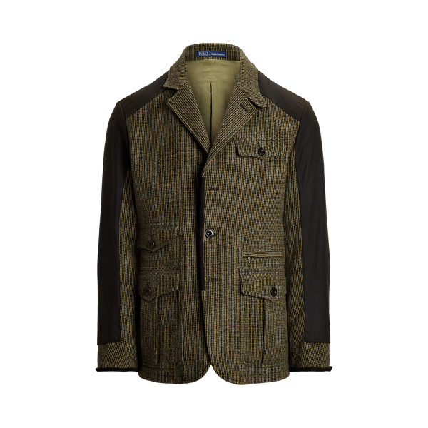 Tailored Oilcloth Tick Weave Jacket for Men Ralph Lauren UK