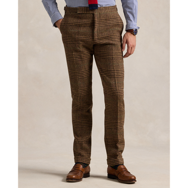 Plaid Harris Tweed Suit Trouser