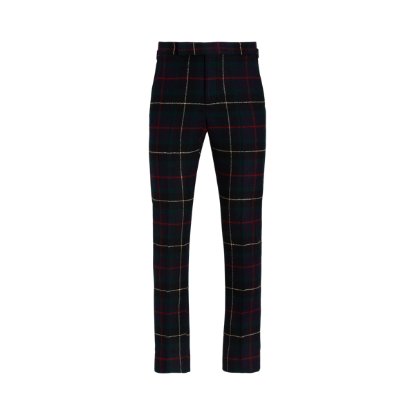 Polo plaid wool twill trouser online