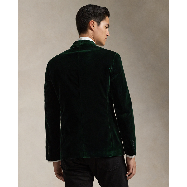 Dark Racing Green Polo Tailored Velvet Jacket Polo Ralph Lauren 5