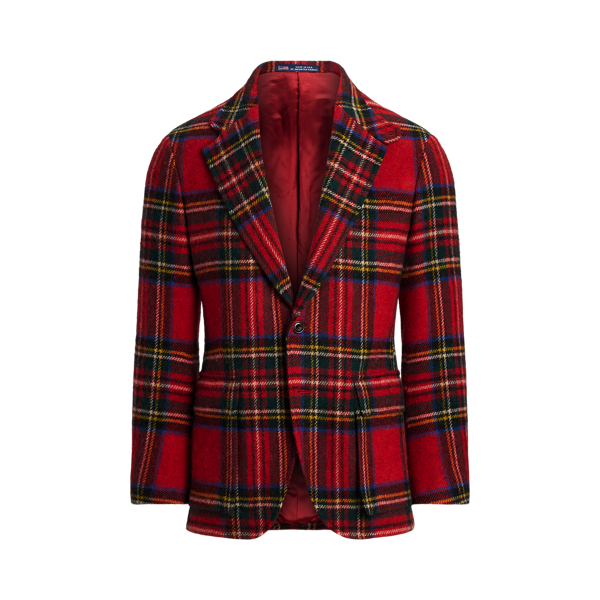 Ralph lauren plaid coat best sale